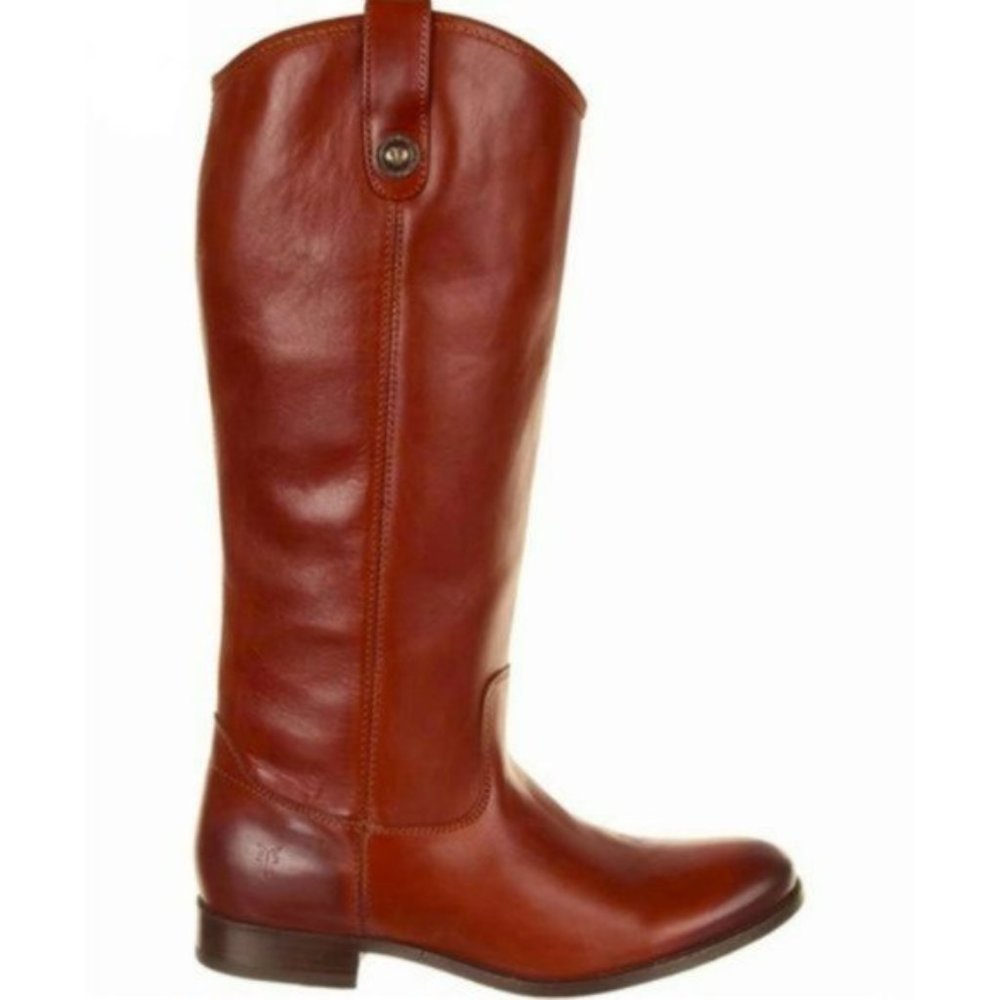 Frye  Melissa Button Leather Calf High Riding Boots